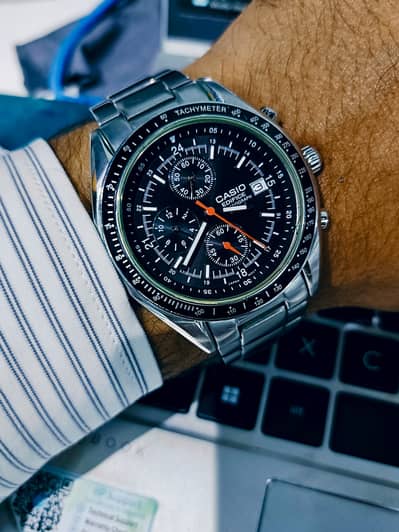 Original Casio edifice chronographs watch