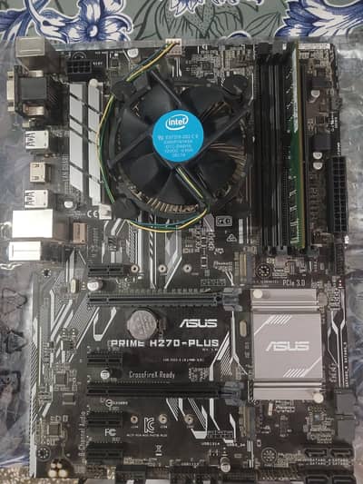 asus prime h270 plus gaming  motherboard  combo