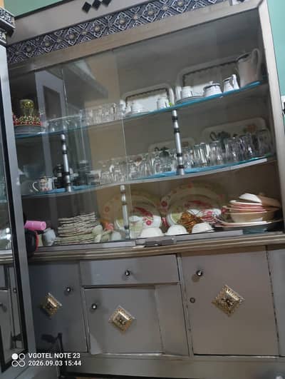 Dressing Table + Crockery Cabinet For Sale – Good Condition