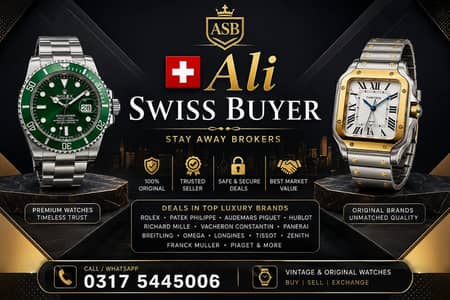 AUTHORIZED BUYER ROLEX OMEGA CARTIER CHOPARD PIAGET RM IWC ZENITH VC
