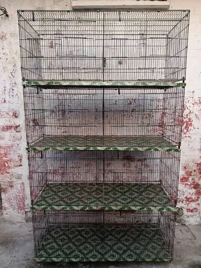Master 8 portions folding cage size 4*1.5*1.5