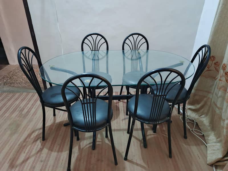 6 sitter Dining Table 1