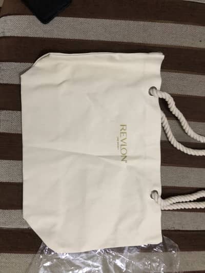 Revlon premium canvas tote bag
