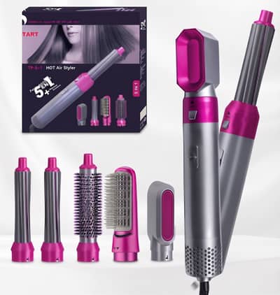 TP-5+1 Hot Air Styler 5 in 1 Multi-Functional Hair Dryer & Styler