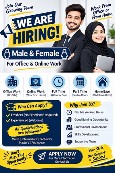 hiring now for online work