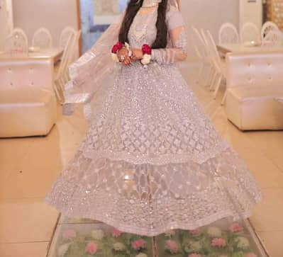 walima maxi in silver colour