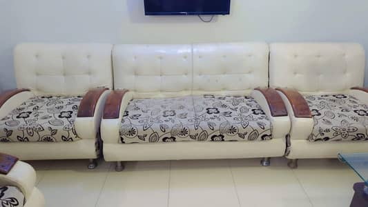 Slightly Used 7-Seater Sofa Set - Good Condition (7.5/10)