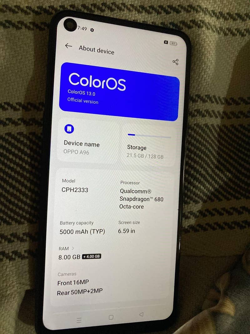 OPPO A96 1