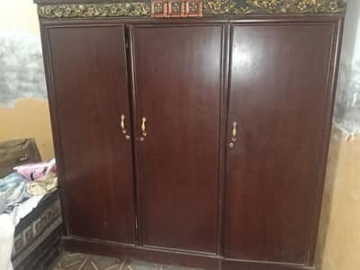 Three door wardrobe for sale
