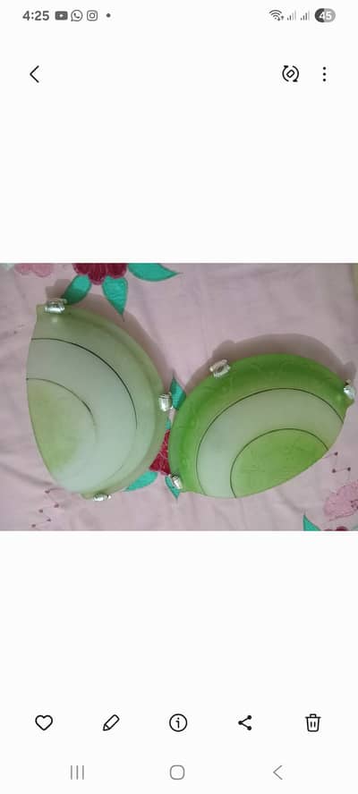 A pair of fancy lights