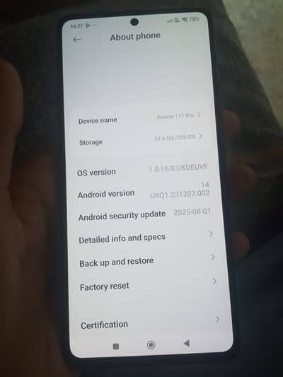Xiaomi 11T Pro non pta