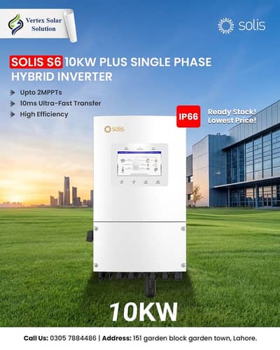 Solis S6 10KW Plus Single Phase Hybrid Solar Inverter