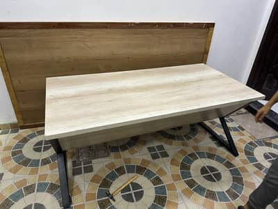 6x3 Feet Office Table / Work Desk – Strong Metal Frame