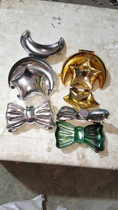 Mini bag Plastic Chrome star shaped chan shape bags shaped Pars