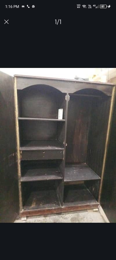 premium solid wood Almari , real wood wardrobe . , Not use hardboard