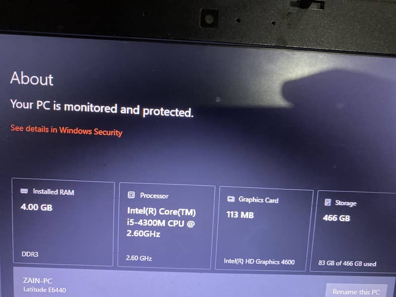 Dell latitude E6440 3
