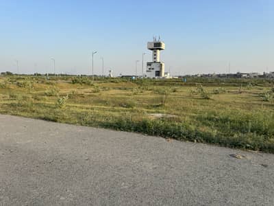 Prime 1 Kanal Plot Back of 150 Ft Road for Sale in DHA Phase 9 Prism Block M Plot No. 112 | Low Plot Number | Grand Boulevard Back