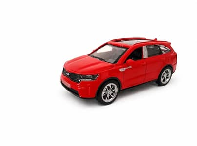 A Premium 1:40 Scale Die-cast Kia Sorento in Red Color.