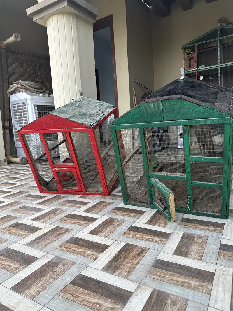 Kail wood Cages for bids read description — photo 2
