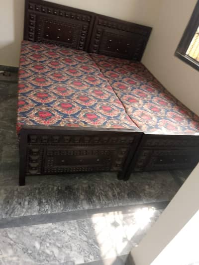 2 single bed