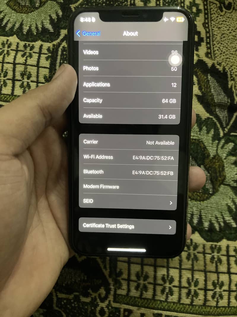 Apple iPhone X 8