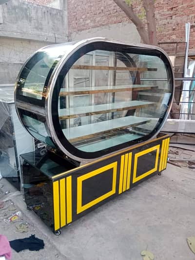 Display Counter Food Display Showcase,Chiller ,Salad Bar Steel Counte