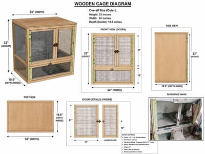 wooden cage
