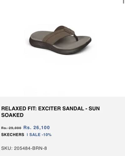 Brandnew Relaxedfit sandal