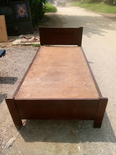 Single Bed With Spring mattress