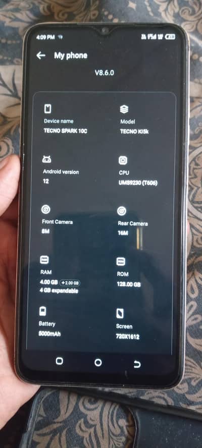 Infinix spark 10c PTA approved urjent sell