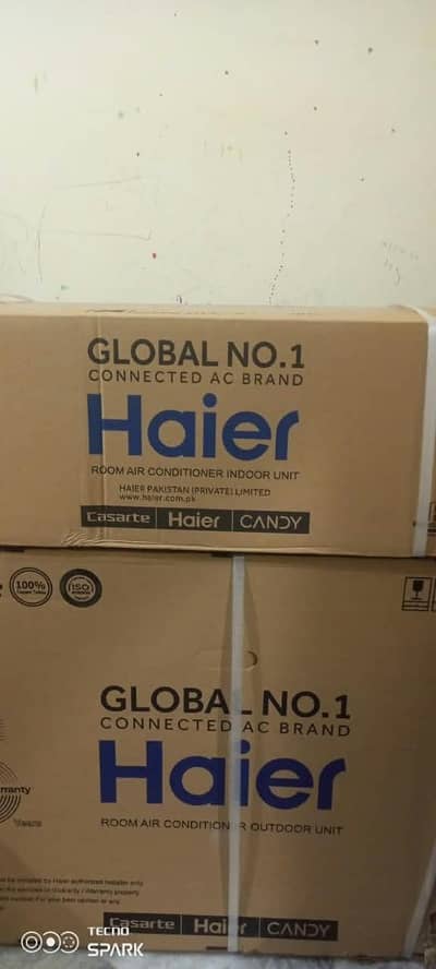 Haier invertor box pack