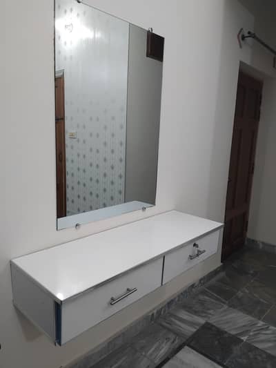 Elegant Multi-Purpose Vanity with Mirror