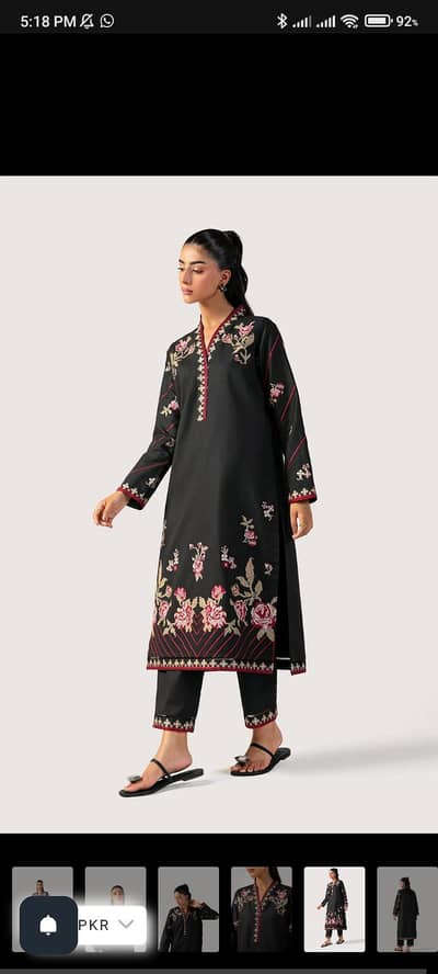 maryam and maria black dress