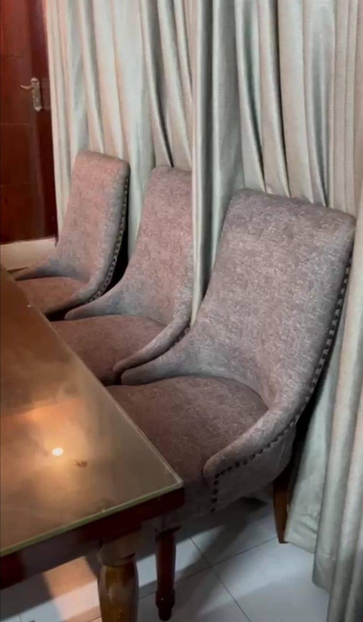 Eight chairs Dining table 1