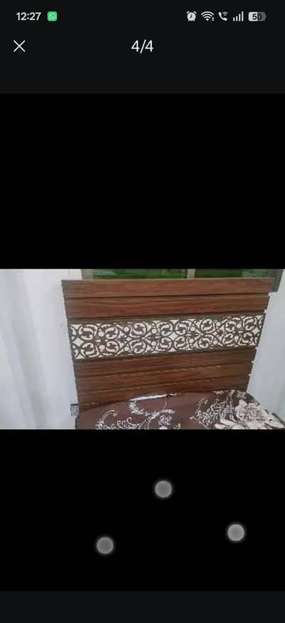 bed with mattress and swing sell