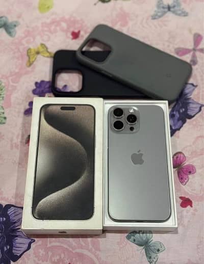 iphone 15 pro max official pta approved 512gb totally geniune