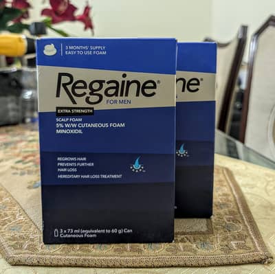 Regaine / Rogaine 5% Minoxidil Foam Spray 3 Month Supply (Imported UK)