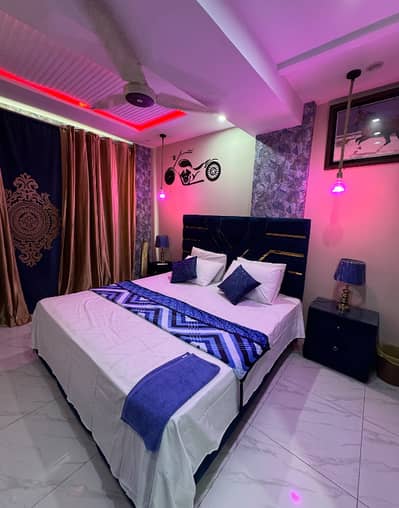 Bahria town Lahore one bedroom apartments daily basis rent per