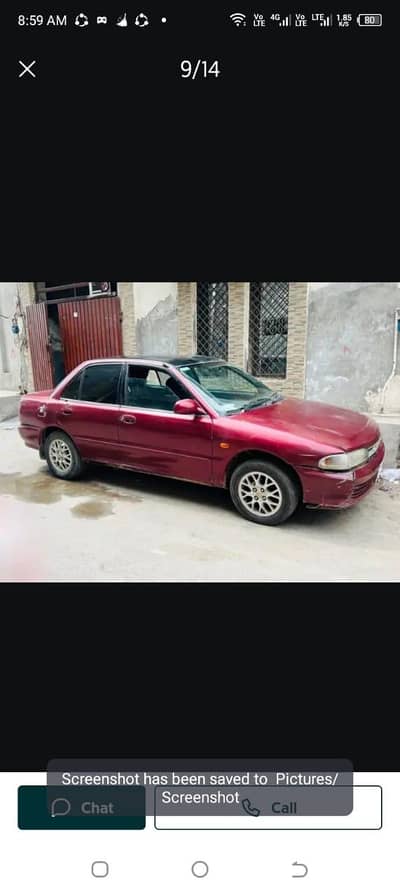 Mitsubishi Lancer 1995 best four family  exchange possible 03037991279