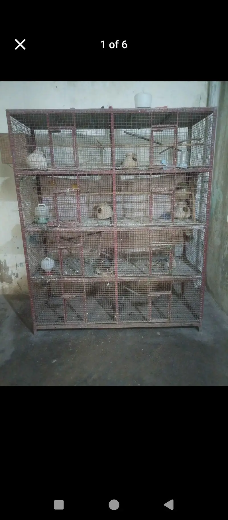 Cage 7ft Height x 6ft Width x 2ft Depth - 90KG+ Strong Metal — photo 2