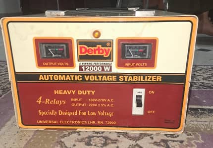 Derby 12,000W Automatic Voltage Stabilizer – Heavy Duty