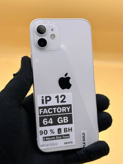 Apple iPhone 12 Factory unlock Non PTA 64 GB 90 % Battery Health
