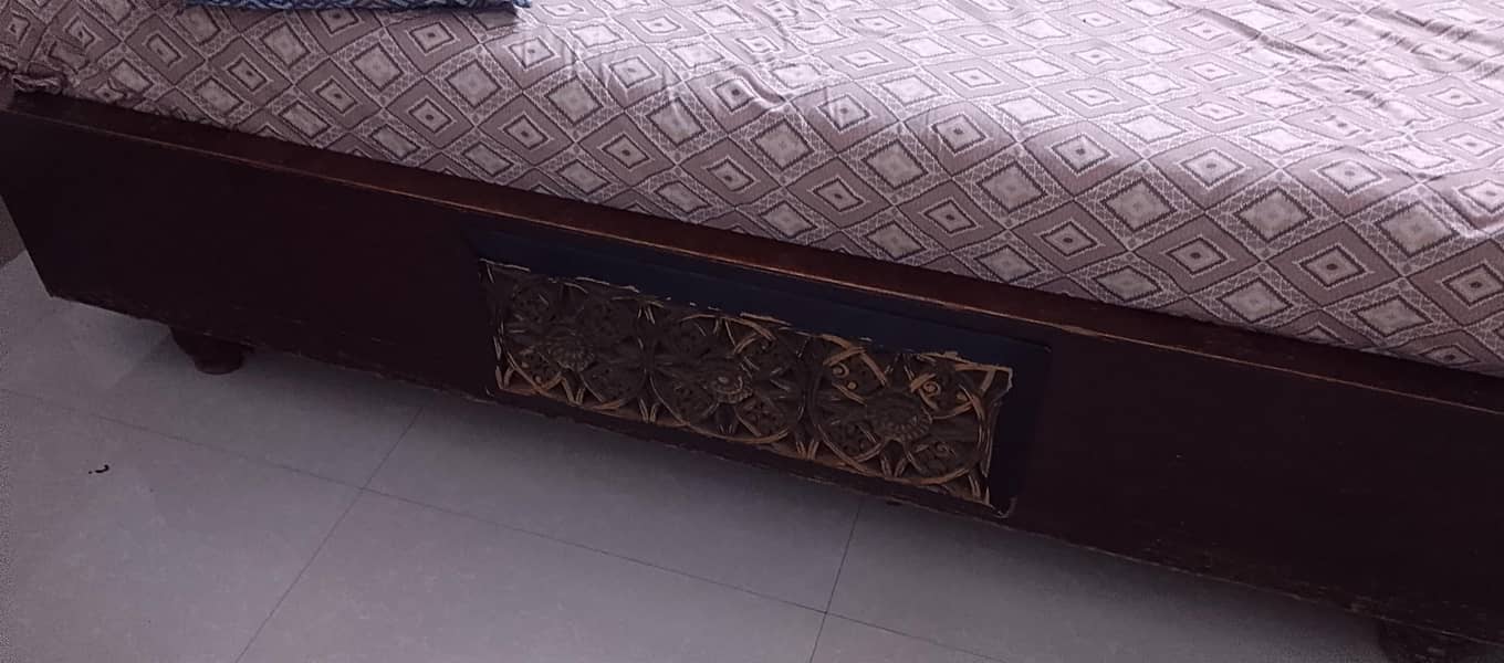 bed with mattress 2