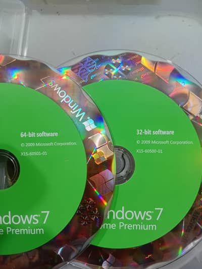 Windows 7 original Disk 64bit 32bit