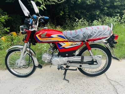 Honda CD 70 2025 model new bike 10/10 condition best for 2026