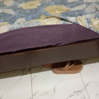 Wooden bed for sale slightly used
