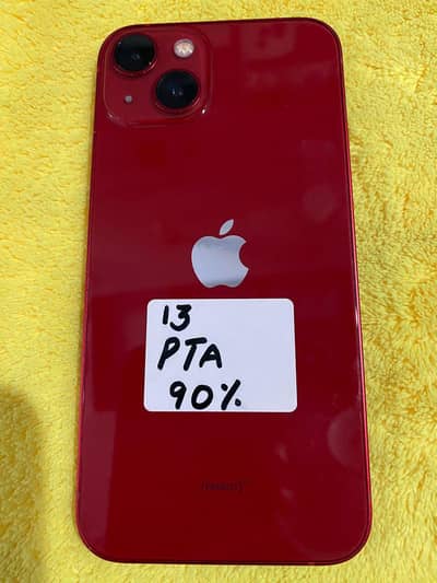 Apple iPhone 13 Red 90 health office pta  128gb Mint condition