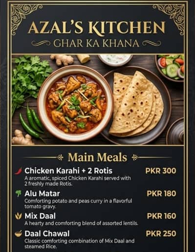 fresh home made food available