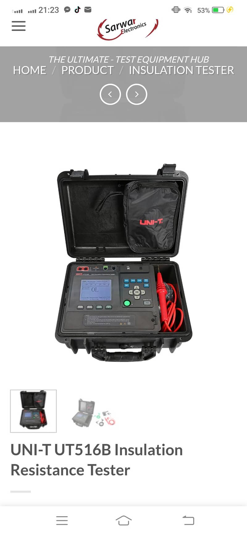 Fluke and Megger Testing 2