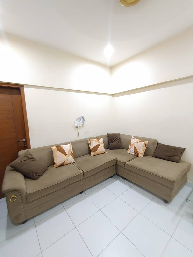 L shape sofa set 2